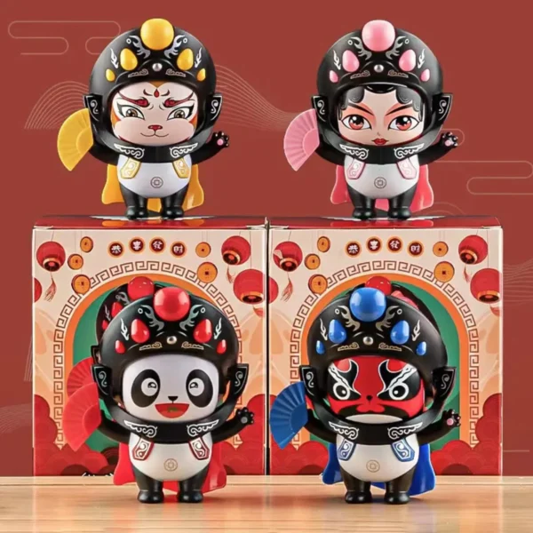 WPDTOM000010-0013-01 Face-Changing Panda Toy Traditional Desk Decor