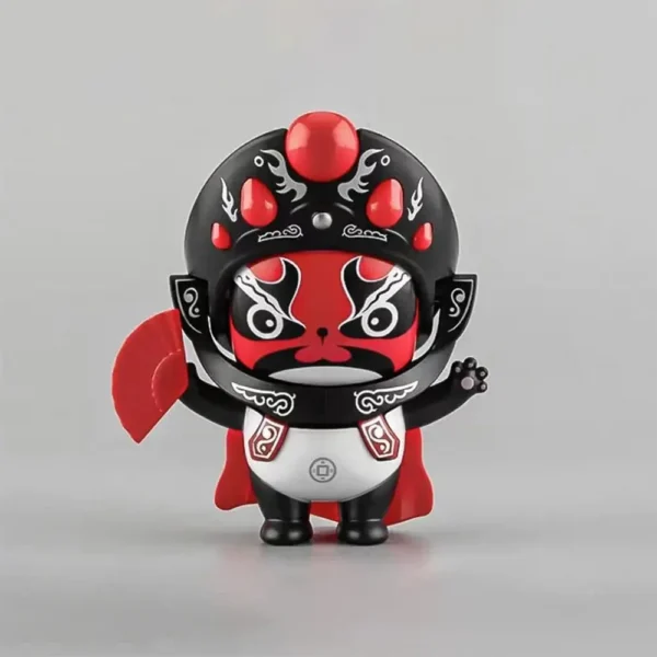 WPDTOM000010 Face-Changing Panda Toy Traditional Desk Decor Red