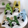 WPBGWB000069-0076 Sleepy Panda Small Woven Tote Bag