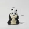 WPDTOM000002 Geometric Panda Desk Decor Ornament