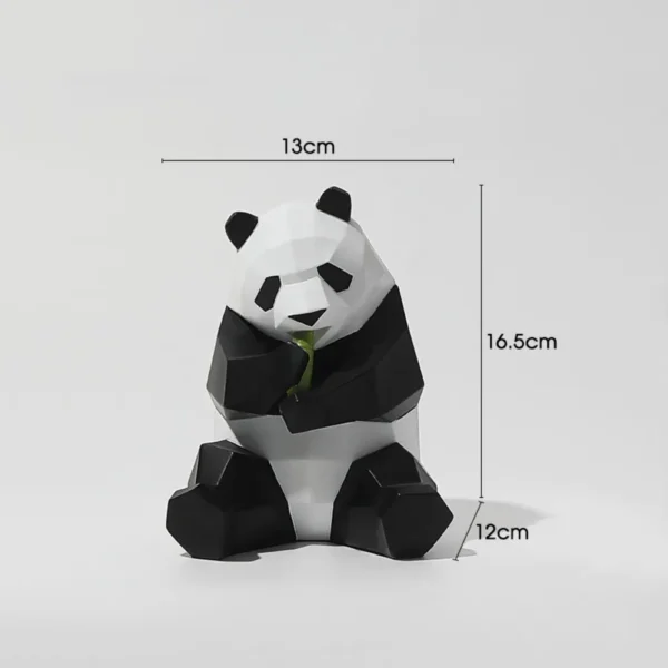 WPDTOM000003 Geometric Panda Desk Decor Ornament, Home Decoration