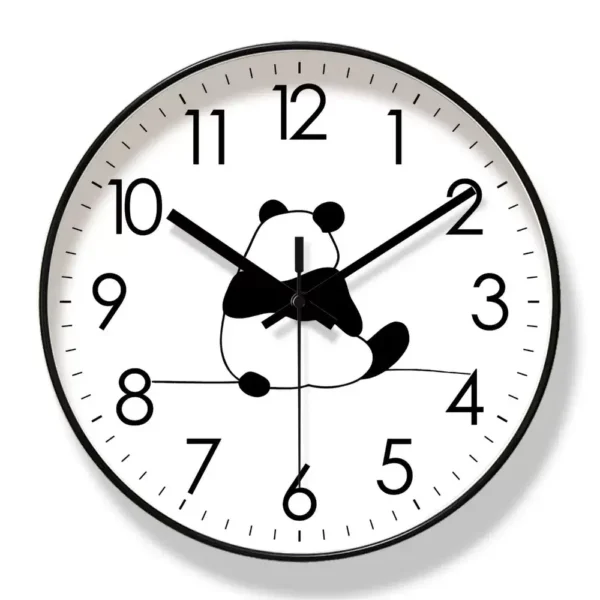 Various Cute Panda Home Quiet Wall Clock Quartz Clock