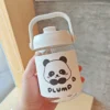 WPLSCPPC0051 Panda Pattern Portable Straw Travel Cup