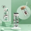 Cute Panda Glass Portable Travel Cup