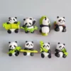 WPDCFM000023-0030-04 3D Realistic Panda Fridge Magnet Home Decor Travel Souvenir