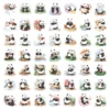 WPDCSK000258-02 50-Pack Cute Cartoon Panda's Day Series Sticker Set