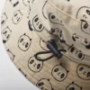 Adjustable Cute Panda Bucket Hat Breathable Sun Protection