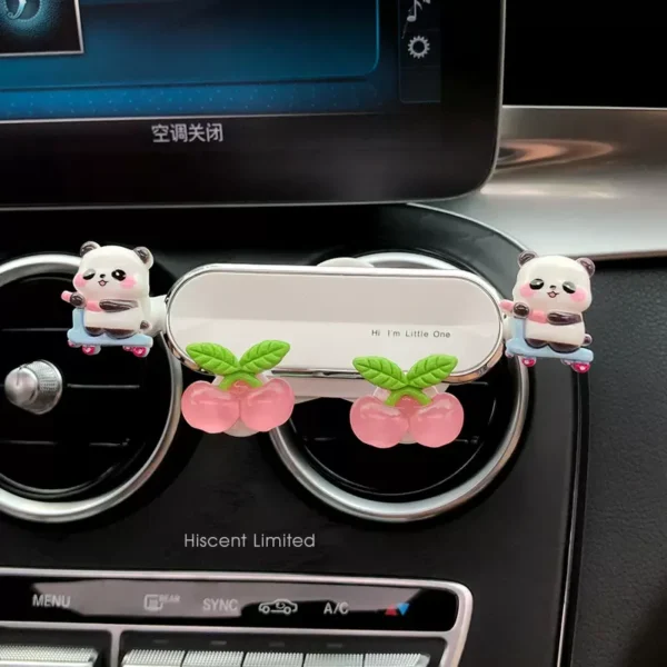 Adorable 3D Panda Phone Holder for Car Use