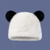 Adorable Cartoon Panda Ear Plush Hat Winter Warm Hat