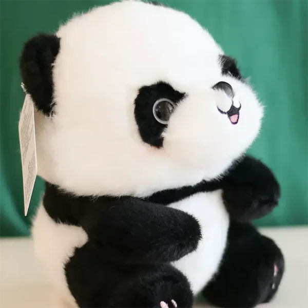 WPDTPT000110-03 Adorable Happy Smiling Panda Plush Toy Stuffed Doll