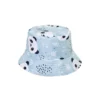 WPCTHABH0122 Adorable Panda Cartoon Sunshade Summer Bucket Hat Blue
