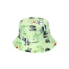 WPCTHABH0121 Adorable Panda Cartoon Sunshade Summer Bucket Hat Green