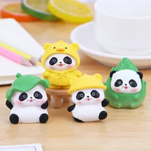 Adorable Panda Mini Cute Desk Decor Car Interior Accessory