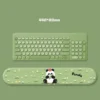 Armrest Mouse Pad Cute Panda with Bamboo 3D Silicone