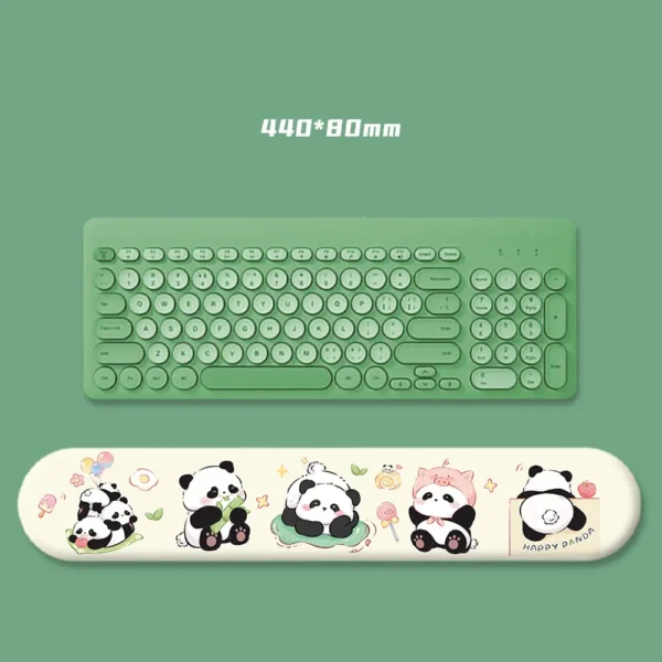 WPASMP000088 Armrest Mouse Pad Cute Resting Panda 3D Silicone
