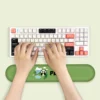 Armrest Mouse Pad Panda Eating-Bamboo 3D Natural Rubber