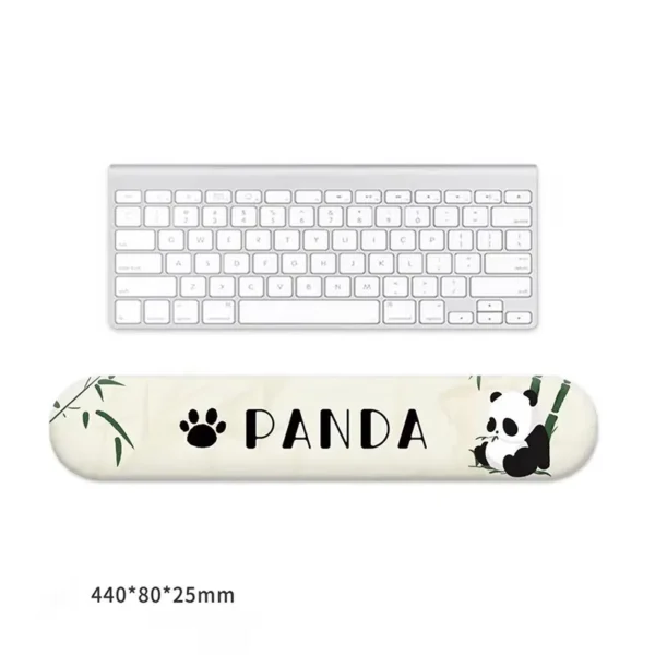 WPASMP000096 Armrest Mouse Pad Lazy Panda 3D Natural Rubber