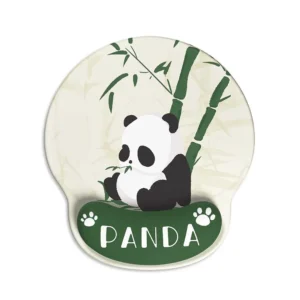 WPASMP000095 Armrest Mouse Pad Lazy Panda 3D Natural Rubber