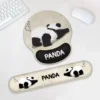 WPASMP000097-0098 Armrest Mouse Pad Stretching Panda 3D Natural Rubber