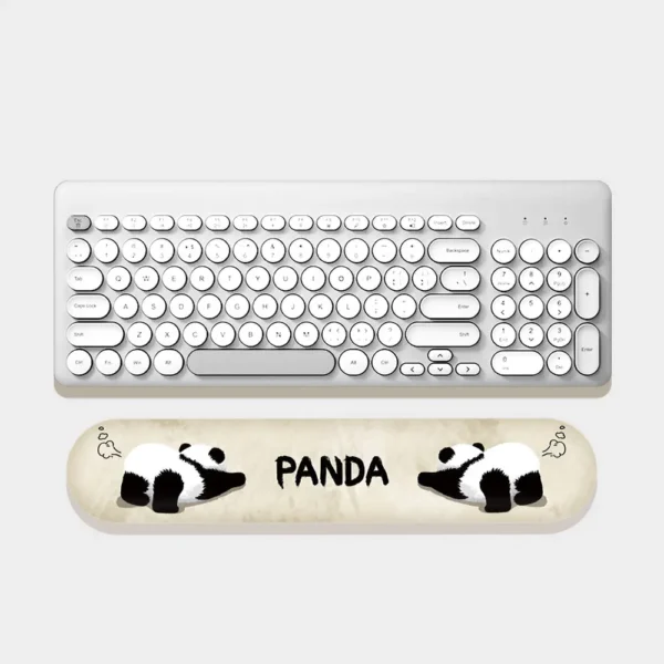 WPASMP000098 Armrest Mouse Pad Stretching Panda 3D Natural Rubber