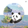 WPLSCS000330-11 Artistic Painting Panda Home Decor Ceramic Coaster High-End Gift