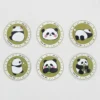 WPLSCS000329 Cute Panda Ceramic Coaster Non-Slip Cork Premium Gift