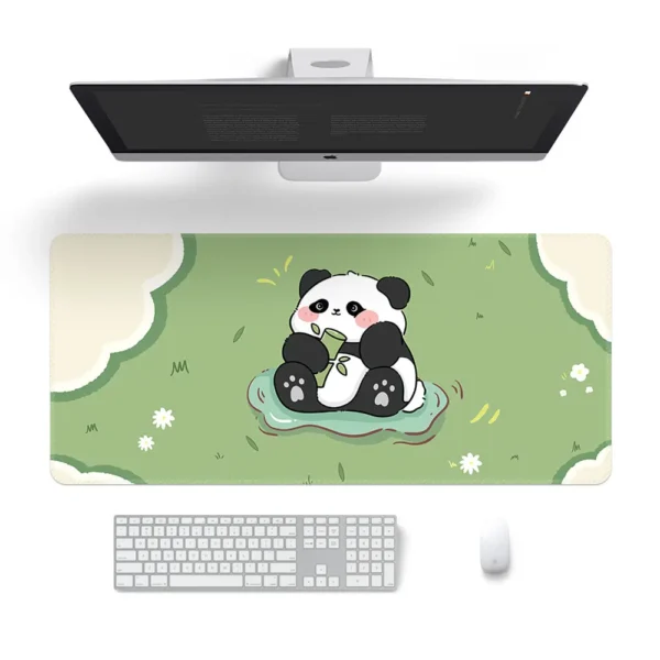 WPASMP000050 Panda Mouse Pad Cartoon Cute Desk Mat