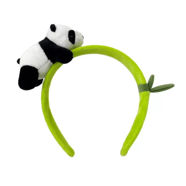 WPDCHA000244 Multi-Style Cute Plush Panda Headband Hair Accessory