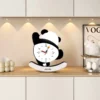 Wobbling Panda Design Creative Clock Desk Decor Ornament