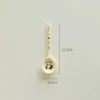 WPHHTW000209 Cute Panda with Flowers Ceramic Spoon Long Handle Home Use