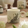 WPLSCPMU0188 Hand-Drawn Style Panda Ceramic Mug Water Cup Coffee Mug