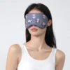 WPLSEM000249 Reversible Adjustable Sleep Mask Travel Light-Blocking Eye Mask