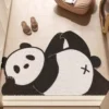 WPHHCR000095 Cartoon Panda-Shaped Entryway Floor Mat Doormat