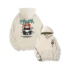 WPCTSS000383 Designer Trendy Panda Hoodie for Men Loose-Fit Sweatshirt Apricot