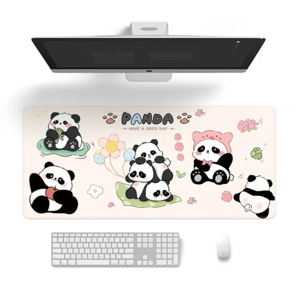 WPASMP000051 Panda Mouse Pad Cartoon Cute Desk Mat