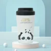 WPLSCPTM0144 Cute Panda Pattern Ceramic-Lined Coffee Insulated Cup Thermos