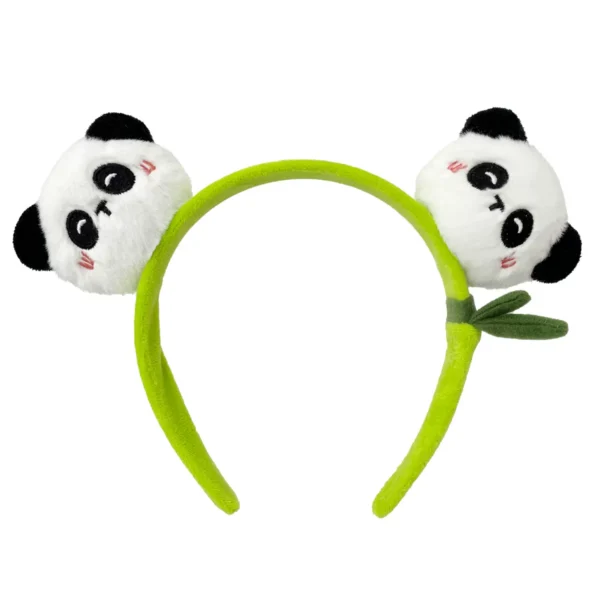 WPDCHA000246 Multi-Style Cute Plush Panda Headband Hair Accessory