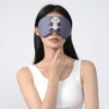 WPLSEM000251 Reversible Adjustable Sleep Mask Travel Light-Blocking Eye Mask