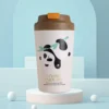 WPLSCPTM0145 Cute Panda Pattern Ceramic-Lined Coffee Insulated Cup Thermos