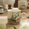 WPLSCPMU0191 Hand-Drawn Style Panda Ceramic Mug Water Cup Coffee