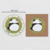 WPLSCS000326 Cute Panda Ceramic Coaster Non-Slip Cork Premium Gift