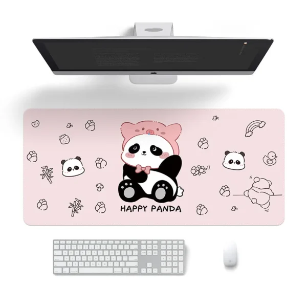 WPASMP000054 Panda Mouse Pad Cartoon Cute Desk Mat