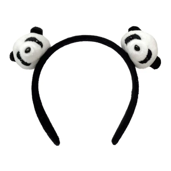 WPDCHA000251 Multi-Style Cute Plush Panda Headband Hair Accessory