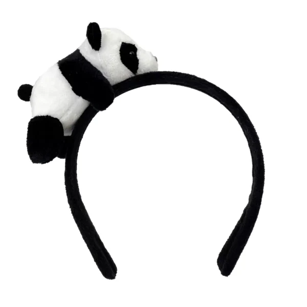 WPDCHA000252 Multi-Style Cute Plush Panda Headband Hair Accessory