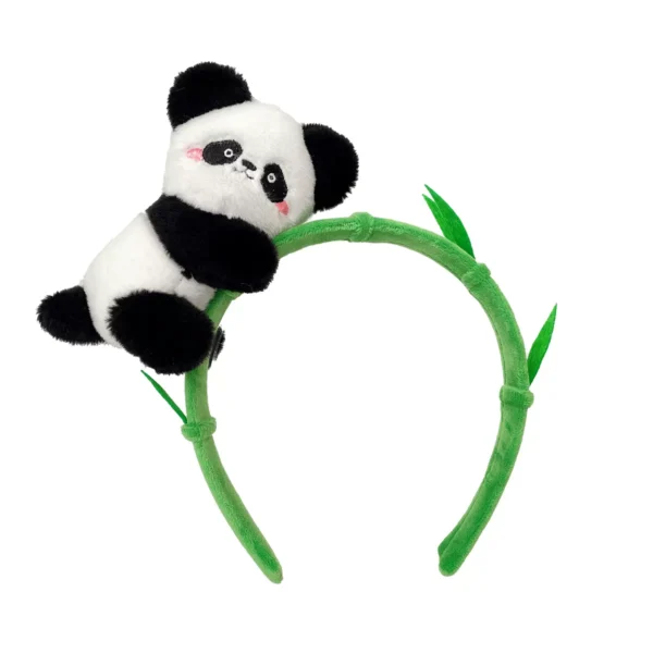 WPDCHA000253 Multi-Style Cute Plush Panda Headband Hair Accessory