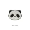 WPDCBR000187 Handmade Embroidery Cute Panda Brooch Lapel Pin Accessory