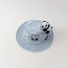 WPCTHABH0102 Children's Bucket Hat Cartoon Hi Panda Sun Protection Hat