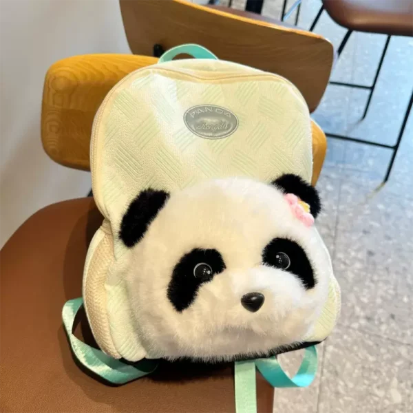 WPBGBP000054 Realistic Plush Panda Backpack Cute Shoulder Bag