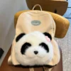 WPBGBP000053 Realistic Plush Panda Backpack Cute Shoulder Bag