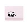 WPBGWC000200 Multi-Color Cute Cartoon Panda Mini Wallet Mini Card Holder Pink